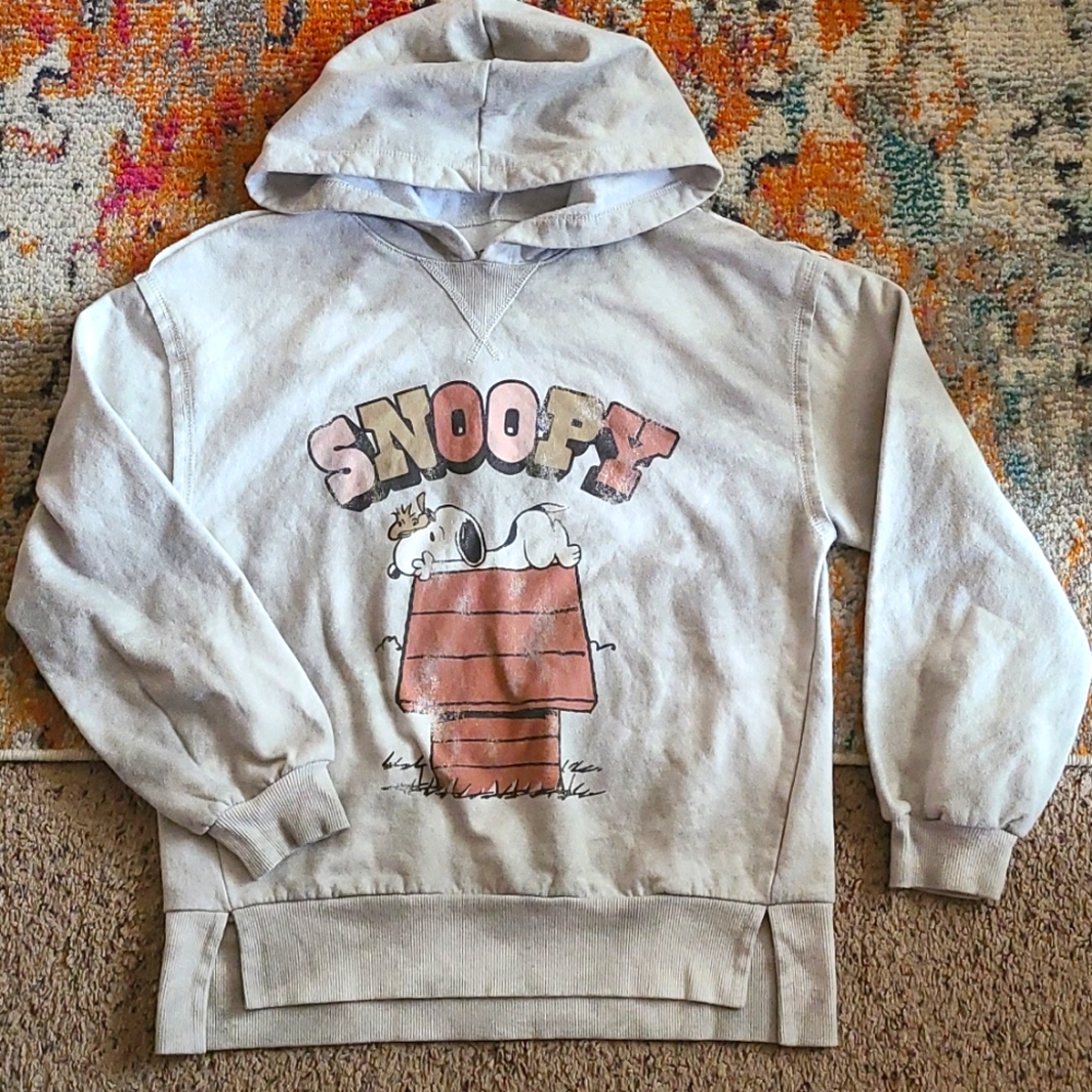 Vintage washed Snoopy Hoodie
